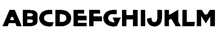 NaNArchyONTRIAL Black Font UPPERCASE