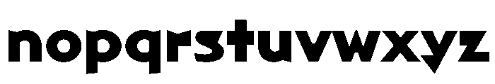 NaNArchyONTRIAL Black Font LOWERCASE