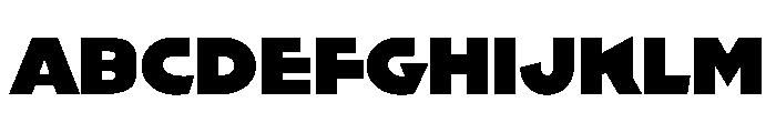 NaNArchyONTRIAL ExtraBlack Font UPPERCASE