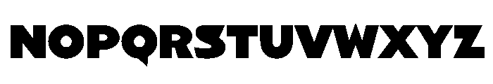 NaNArchyONTRIAL ExtraBlack Font UPPERCASE