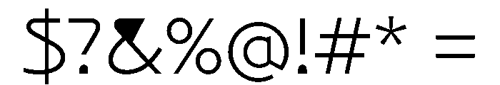 NaNArchyONTRIAL Light Font OTHER CHARS