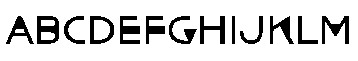 NaNArchyONTRIAL Regular Font UPPERCASE