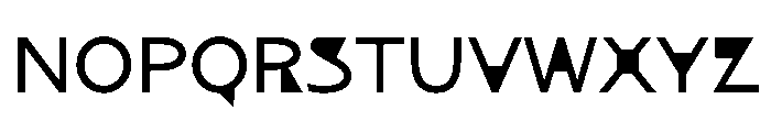 NaNArchyONTRIAL Regular Font UPPERCASE