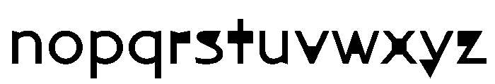 NaNArchyONTRIAL Regular Font LOWERCASE