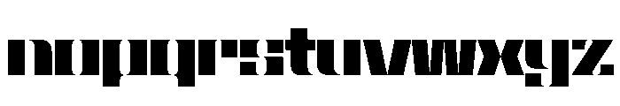 NaNBronzo PREVIEW ExtraBold Font LOWERCASE