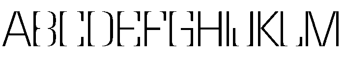 NaNBronzo PREVIEW ExtraLight Font UPPERCASE
