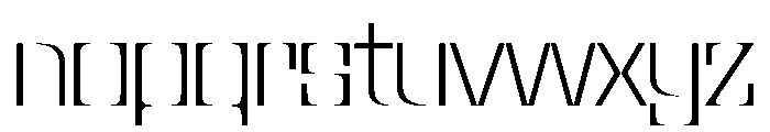 NaNBronzo PREVIEW ExtraLight Font LOWERCASE