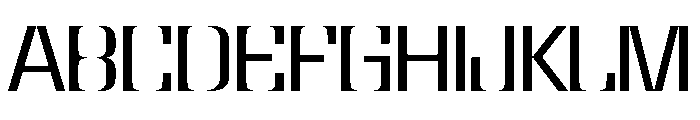 NaNBronzo PREVIEW Regular Font UPPERCASE