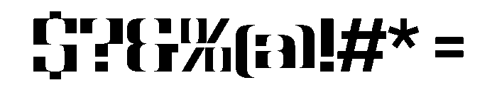 NaNBronzo PREVIEW Semibold Font OTHER CHARS