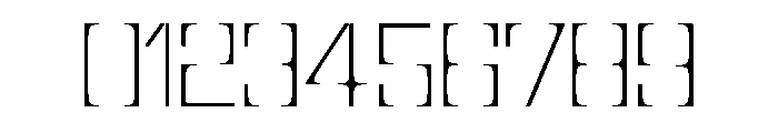 NaNBronzo PREVIEW Thin Font OTHER CHARS