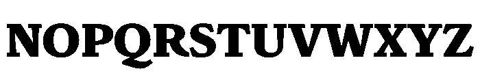 NaNDruid Black Font UPPERCASE