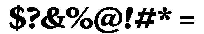 NaNDruid Bold Font OTHER CHARS