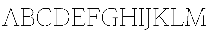 NaNDruid Hairline Font UPPERCASE