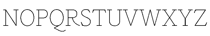 NaNDruid Hairline Font UPPERCASE