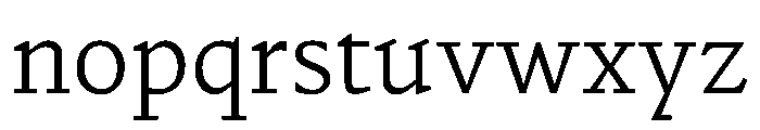 NaNDruid Light Font LOWERCASE