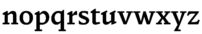 NaNDruid Medium Font LOWERCASE