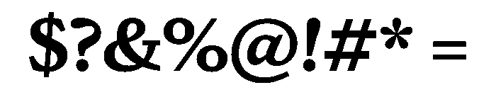 NaNDruid Semibold Font OTHER CHARS