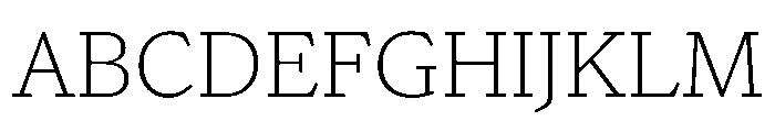 NaNDruid Thin Font UPPERCASE