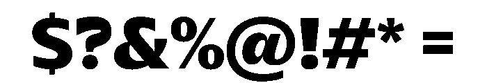 NaNDruidSans Black Font OTHER CHARS