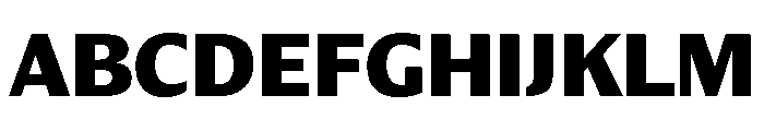 NaNDruidSans Black Font UPPERCASE