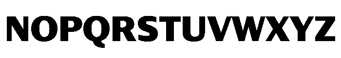 NaNDruidSans Black Font UPPERCASE
