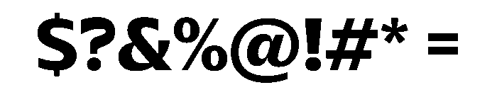 NaNDruidSans Bold Font OTHER CHARS