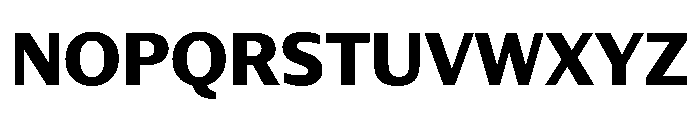 NaNDruidSans Bold Font UPPERCASE