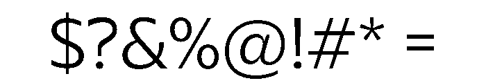 NaNDruidSans Light Font OTHER CHARS