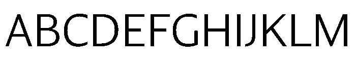 NaNDruidSans Light Font UPPERCASE