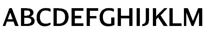 NaNDruidSans Medium Font UPPERCASE