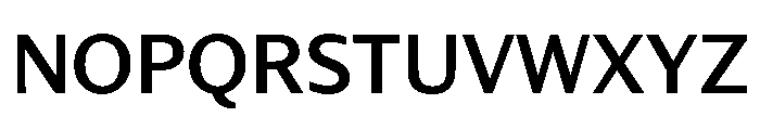 NaNDruidSans Medium Font UPPERCASE