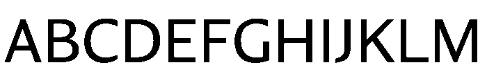 NaNDruidSans Regular Font UPPERCASE