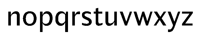 NaNDruidSans Regular Font LOWERCASE