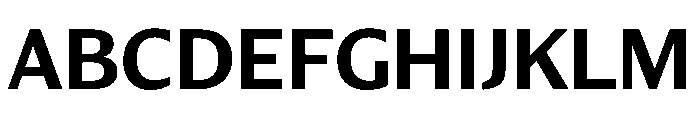 NaNDruidSans Semibold Font UPPERCASE