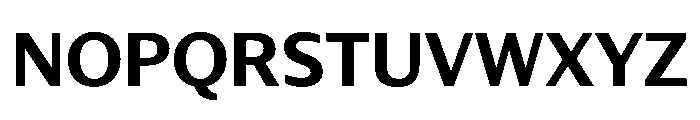 NaNDruidSans Semibold Font UPPERCASE