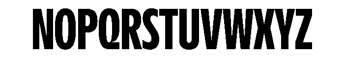 NaNDrumCondensed PREVIEW Bold Font UPPERCASE
