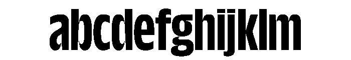 NaNDrumCondensed PREVIEW Bold FONT