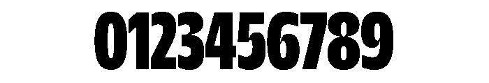 NaNDrumCondensed PREVIEW ExtraBold Font OTHER CHARS
