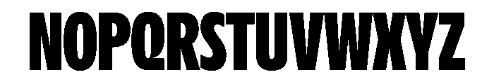 NaNDrumCondensed PREVIEW ExtraBold Font UPPERCASE
