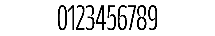 NaNDrumCondensed PREVIEW ExtraLight Font OTHER CHARS