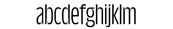 NaNDrumCondensed PREVIEW ExtraLight FONT