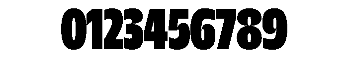 NaNDrumCondensed PREVIEW Heavy Font OTHER CHARS