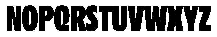 NaNDrumCondensed PREVIEW Heavy Font UPPERCASE