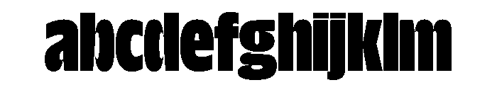 NaNDrumCondensed PREVIEW Heavy FONT