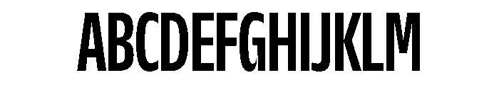 NaNDrumCondensed PREVIEW Medium Font UPPERCASE