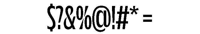 NaNDrumCondensed PREVIEW Regular Font OTHER CHARS