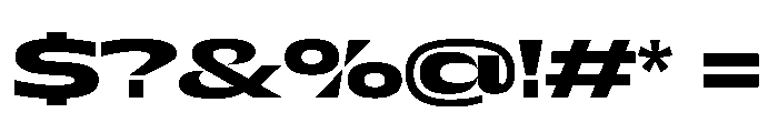 NaNDrumExtended PREVIEW Bold Font OTHER CHARS