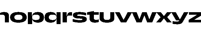 NaNDrumExtended PREVIEW Bold Font LOWERCASE