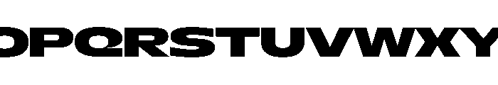 NaNDrumExtended PREVIEW ExtraBold Font UPPERCASE