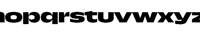NaNDrumExtended PREVIEW ExtraBold Font LOWERCASE